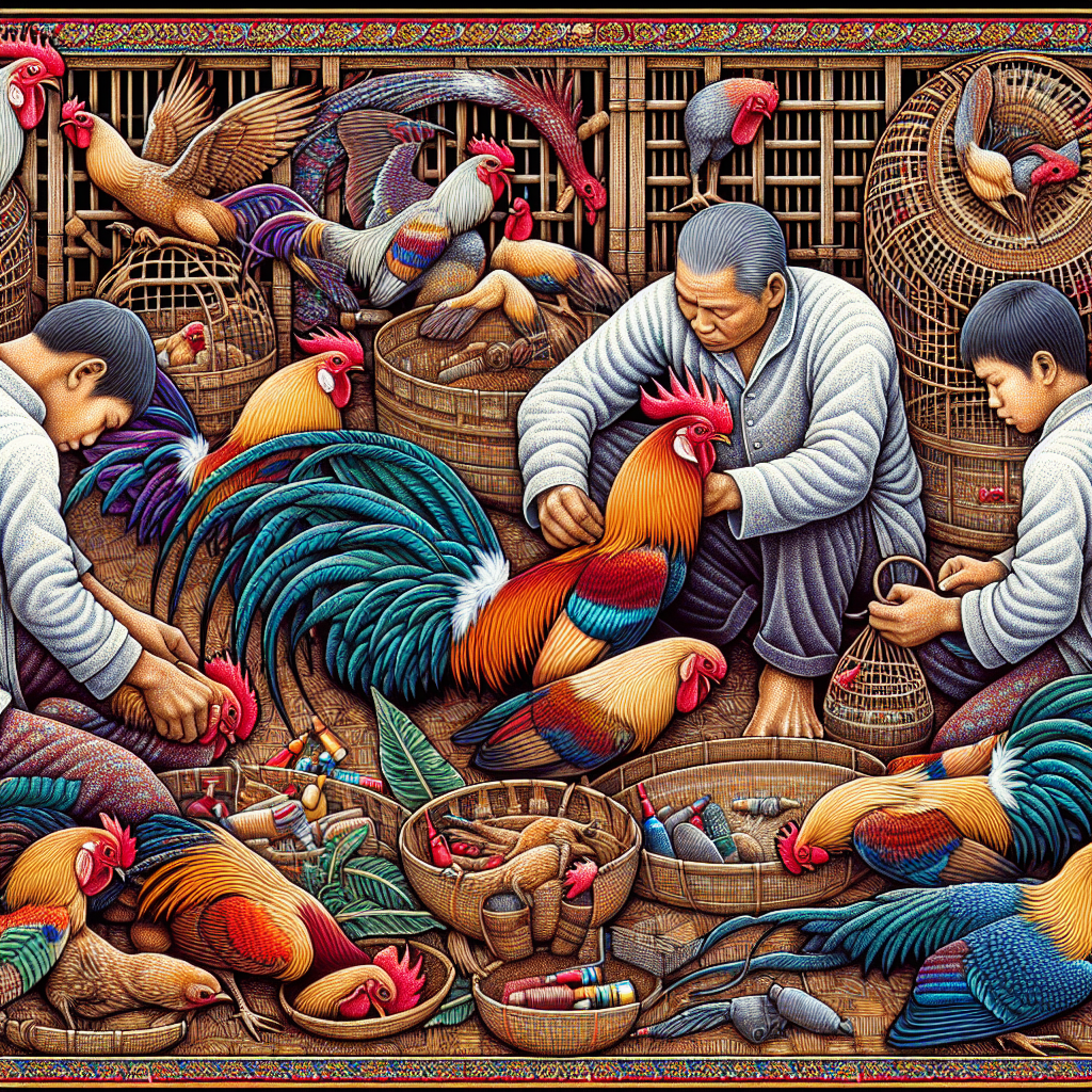 Behind the Scenes: The Care of Fighting Cocks in 8n8n Cockfighting