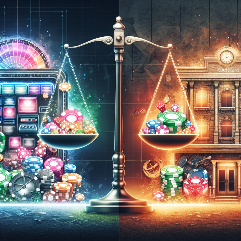 78vip Casino vs Traditional Casinos: The Pros and Cons